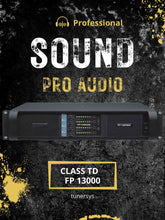 Load image into Gallery viewer, Professional Power Amp 4-channel digital amplifier for 8-inch speaker in cinemas and conference rooms class D