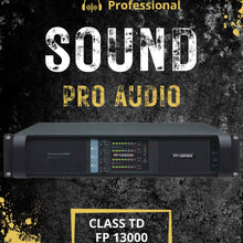 Load image into Gallery viewer, Professional Power Amp 4-channel digital amplifier for 8-inch speaker in cinemas and conference rooms class D