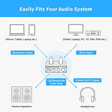 Load image into Gallery viewer, Audio T20 Bluetooth 5.0 Tube Amplifier Headphone Amp | Tunersys