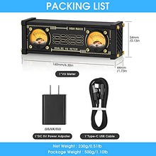 Load image into Gallery viewer, Retro Dual Analog VU Meter RGB Sound Level Indicator DB Panel Display