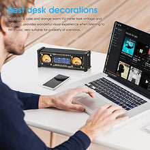 Load image into Gallery viewer, Retro Dual Analog VU Meter RGB Sound Level Indicator DB Panel Display