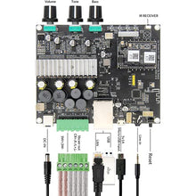 Laden Sie das Bild in den Galerie-Viewer, Subwoofer Amplifier Board, Arylic WiFi & Bluetooth 5.0,50W2 Stereo Pair + 100W Sub Class D Stereo Amplifier,Multiroom/multizone Home Audio Amplifier Board for DIY Speaker-Up2stream Amp 2.1