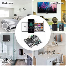 Laden Sie das Bild in den Galerie-Viewer, Subwoofer Amplifier Board, Arylic WiFi & Bluetooth 5.0,50W2 Stereo Pair + 100W Sub Class D Stereo Amplifier,Multiroom/multizone Home Audio Amplifier Board for DIY Speaker-Up2stream Amp 2.1