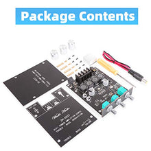 Load image into Gallery viewer, Bluetooth Amplifier Board with Treble and Bass Control, TPA3116D2 50W x 2, DC:9-24V, Bluetooth 5.0 AMP Board for Home Passive Speakers