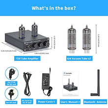 Load image into Gallery viewer, Audio T20 Bluetooth 5.0 Tube Amplifier Headphone Amp | Tunersys