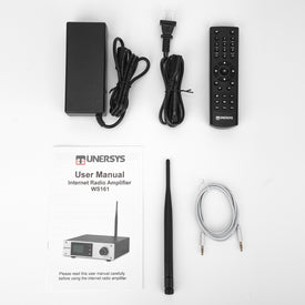 Radio Internet Tuner Stereo Amplifier WiFI Network Bluetooth Receiver