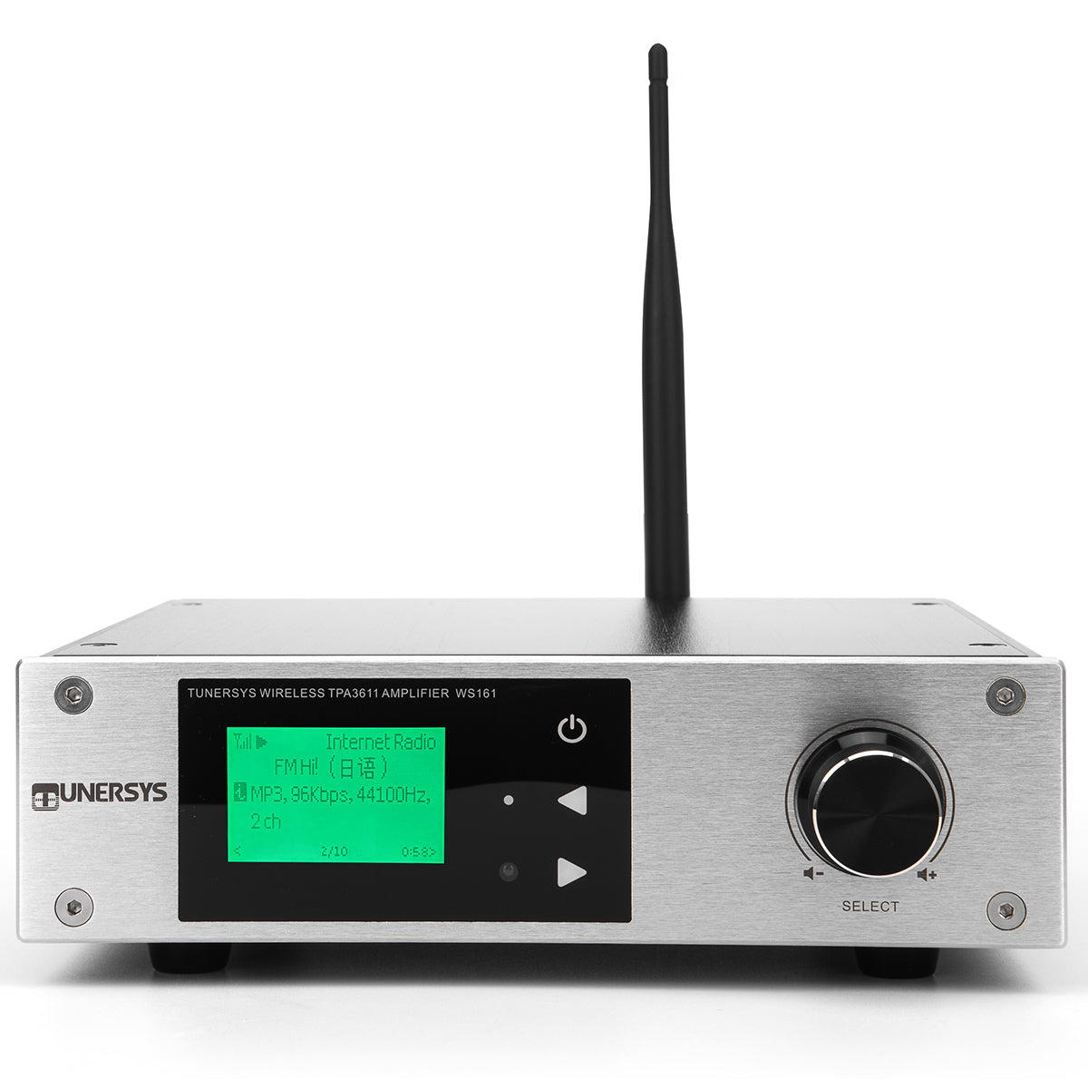 TUNERSYS internet WiFi Radio DIY Kit Internet Radio Wi-Fi Tuner Music Alarm  Hi-Fi Sound Amplifier Board for Bluetooth Speakers
