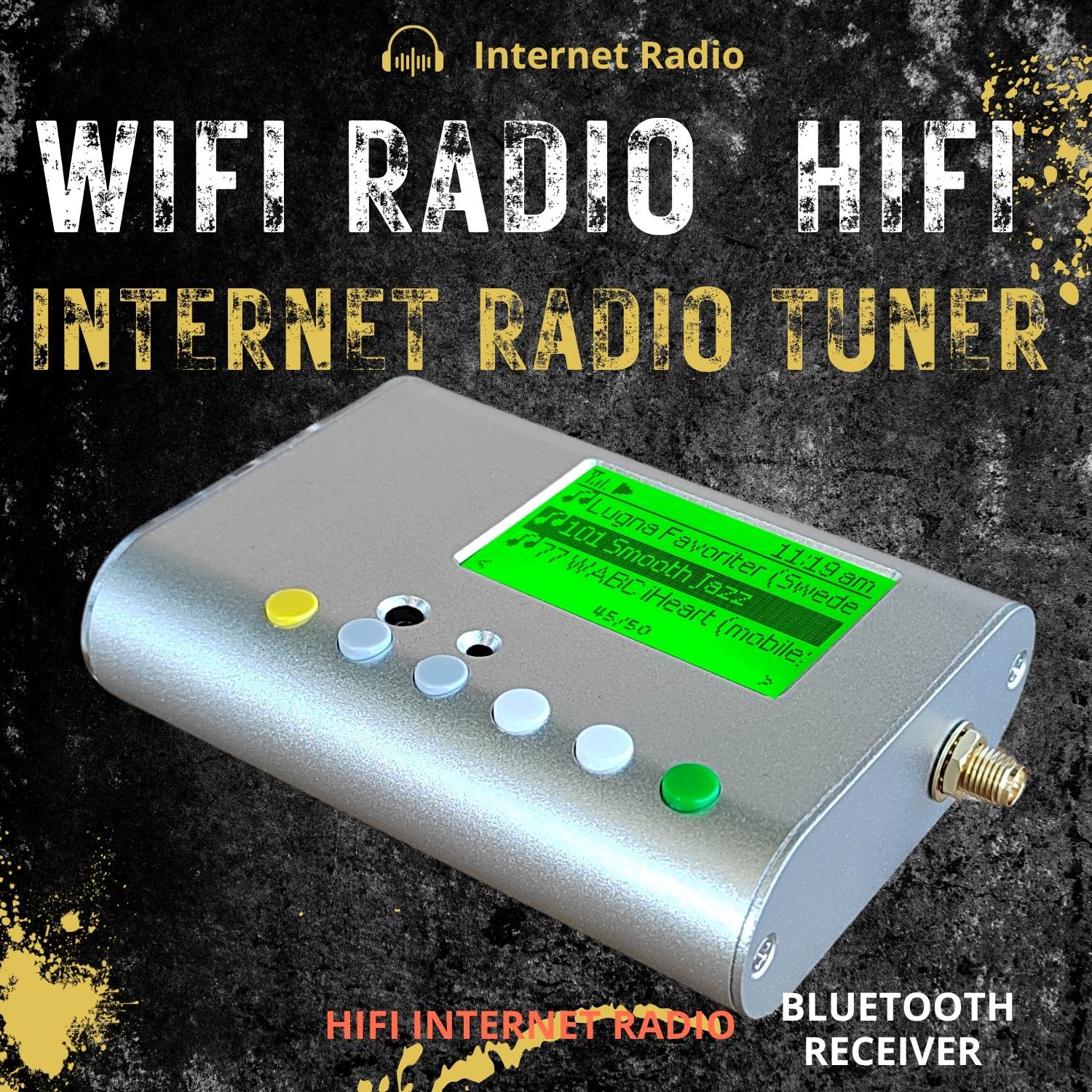 桌面 HiFi 新搭档：WS163 纯收音头，不占地方，耳机、有源音箱都能接