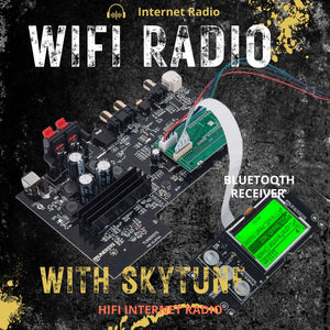 DIY Internet Radio Tuner WiFi Stereo Amplifier Board