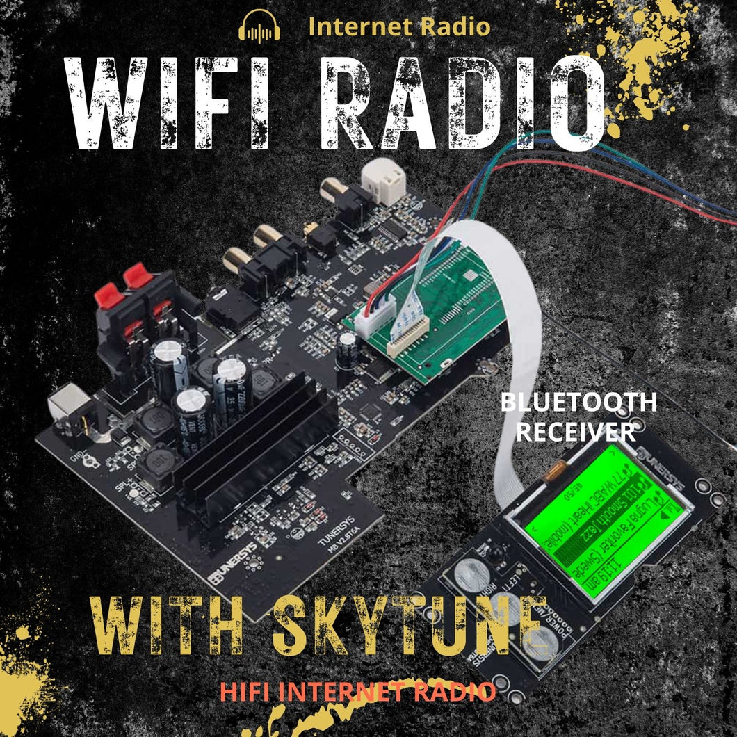 DIY Internet Radio Tuner WiFi Stereo Amplifier Board