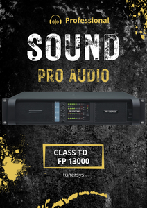 Pro Audio 8000W High Power FP 4-Channel Professional Power Amplifier for Line Array Speakers Class TD Audio Amplifier