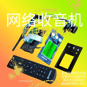 Radio DIY Kit WiFi Internet Tuner Hi-Fi Stereo Receiver Player Board