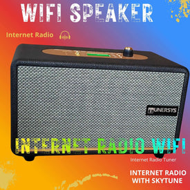 TUNERSYS Internet Radio Speaker WiFi Stereo Bluetooth Receiver