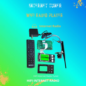 WiFiインターネットラジオチューナーステレオアンプネットワークレシーバーBluetooth