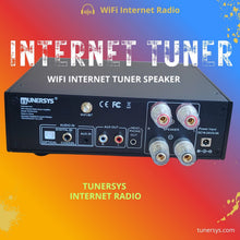 Load image into Gallery viewer, TUNERSYS WS161 – Stereo Internet Radio Receiver with Built-in Amplifier &amp; Wireless Streaming