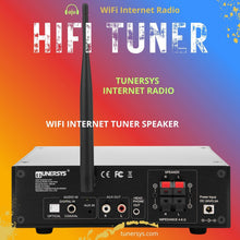 Load image into Gallery viewer, TUNERSYS WS161 – HiFi Network Radio Streamer with Built-in Amplifier &amp; RCA Output