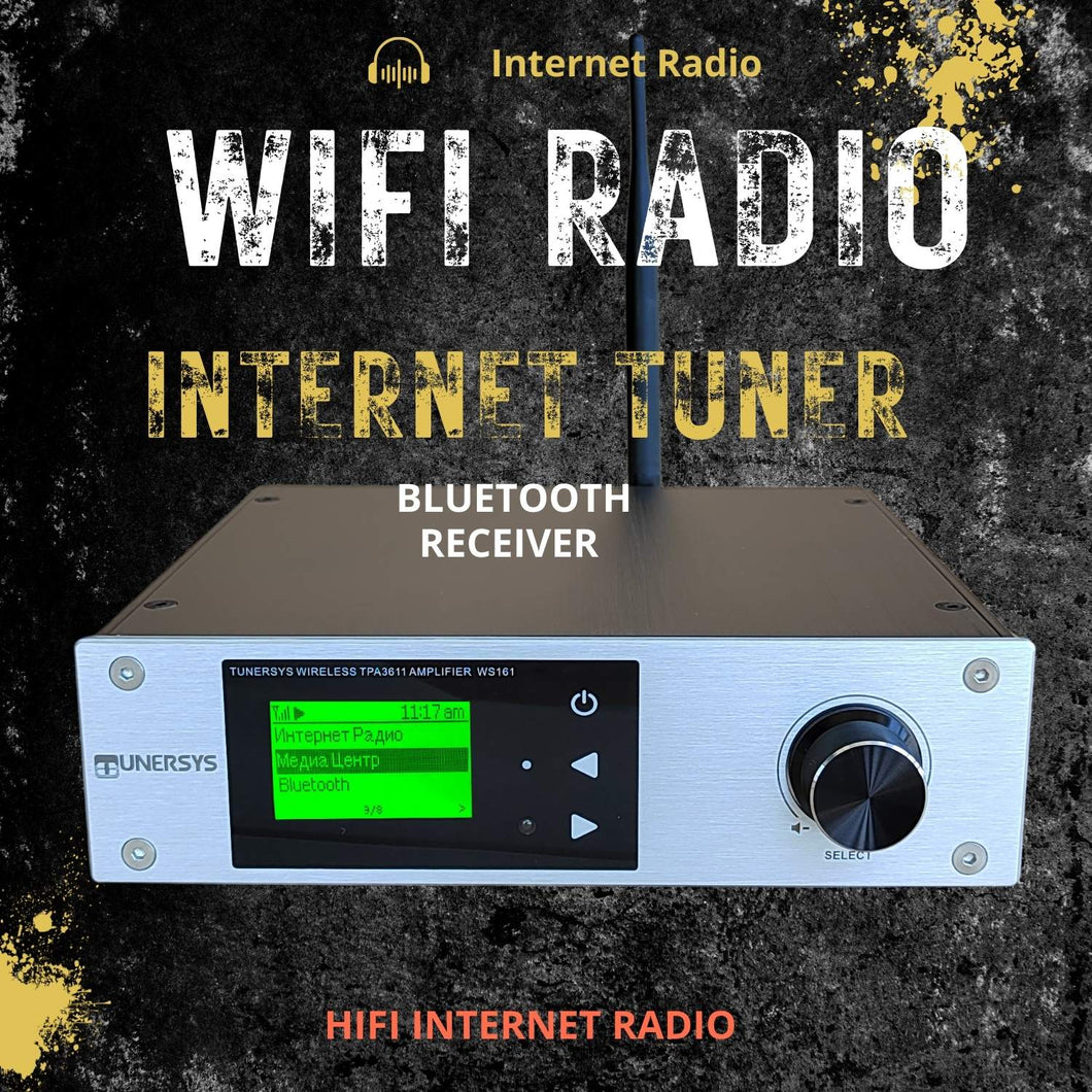 Internet Tuner WiFi Radio Bluetooth HiFi Stereo Internet Radio
