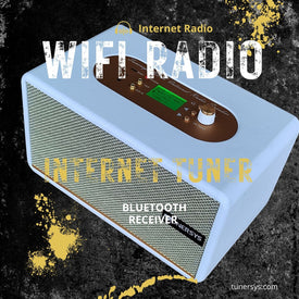 Sintonizador de radio por Internet WiFi Amplificador estéreo Receptor de red Bluetooth