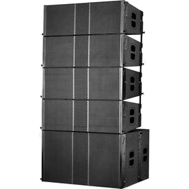 Professional Audio Speaker System Dual 12 Inch Line Array Speakers three division linear array full frequency speaker