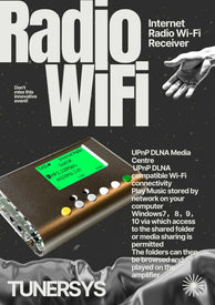 Sintonizador de radio por Internet WiFi Amplificador estéreo Receptor de red Bluetooth
