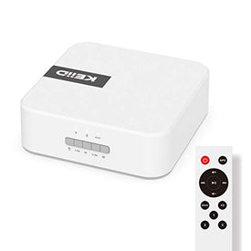 ステレオ レシーバー、WiFi Bluetooth ワイヤレス ストリーミング、2.1 ホーム オーディオ システム用のサブウーファー出力、ブックシェルフ パッシブ スピーカー システム用の光 AUX 入力、時計アラームとスリープ タイマーを備えたアプリ コントロール