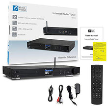 Carregar imagem no visualizador da Galeria, Internetradios Hi Fi DAB Tuners Net Radio WiFi Internet Component Ethernet Bluetooth Receiver 2.4&quot; Color Display with Digital Output to Connect Hi-Fi System -Black