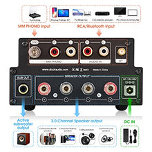 Load image into Gallery viewer, HiFi Stereo Bluetooth 5.0 Vacuum Tube Amplifier MM Phono Amp for Turntables 320W