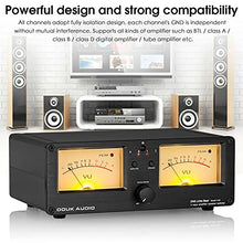 ギャラリービューアに画像を読み込む, オーディオ VU3 デュアル アナログ VU メーター、2 ウェイ アンプ/スピーカー スイッチ、DB パネル ディスプレイ付きオーディオ スイッチャー ボックス