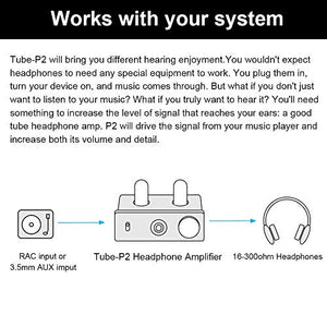 Audio P2 Headphone Amplifier Vacuum Tube Headphone Amp	| Tunersys