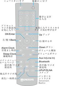 TUNERSYS Remote Control for Internet Radio