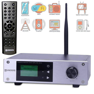 Internet Radio Tuner Audio Wireless Stereo Receiver Bluetooth Amplifier