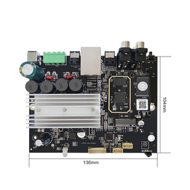 Stereo Receiver with WiFi and Bluetooth Audio Receiver Amp Multi Room Receiver WiFi 2.4G & 5G Airplay2 | 240W Bluetooth 5.0 Wireless DIY Amplifier Board